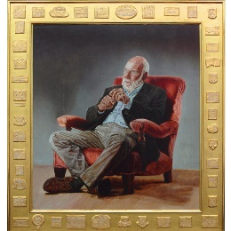 Artwork by Mary MOORE, Portrait of Emeritus Professor Geoffrey Bolton, 2008