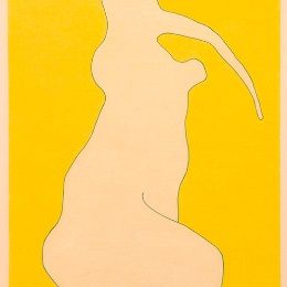Artwork by Brent HARRIS, Study for On Becoming (yellow no. 2), 1996.