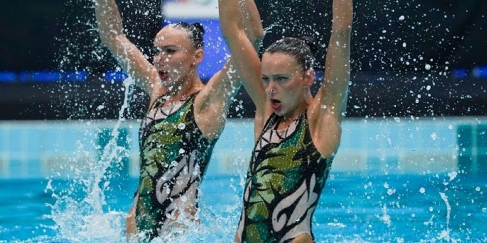 Murdoch elite athlete, synchronised swimmer Amie Thompson.