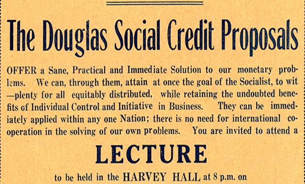 Douglas lecture flyer