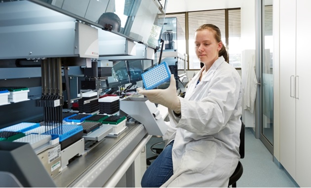 Viewing samples of antimicrobial bacteria