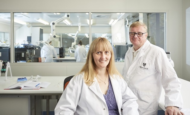 Prof. Elaine Holmes and Prof. Jeremy Nicholson at the Phenome Centre