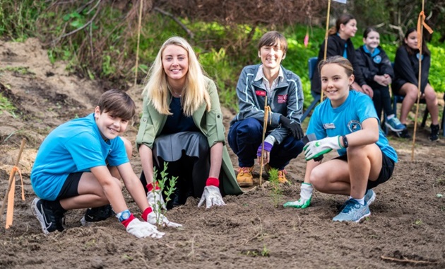 Miyawaki planting at South Padbury Primary School