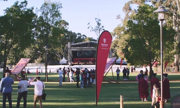 Graduation ceremony at Murdoch February 2019