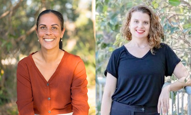 Headshots of Jenna and Rebecca