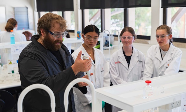 Dr Benjamin Lobel at the STEM Experience Day 2024